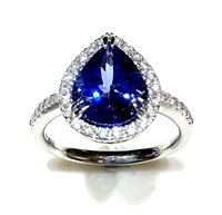 Anello Ticchi Maurizio Donna DEEP BLUE in Oro bianco Tanzanite AB01130